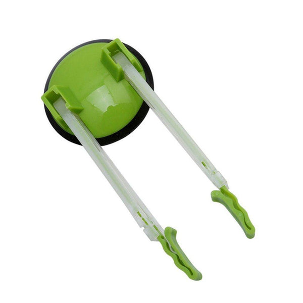 6 PCs Set Hands Free Adjustable Rack Clip For Ziplock Bags