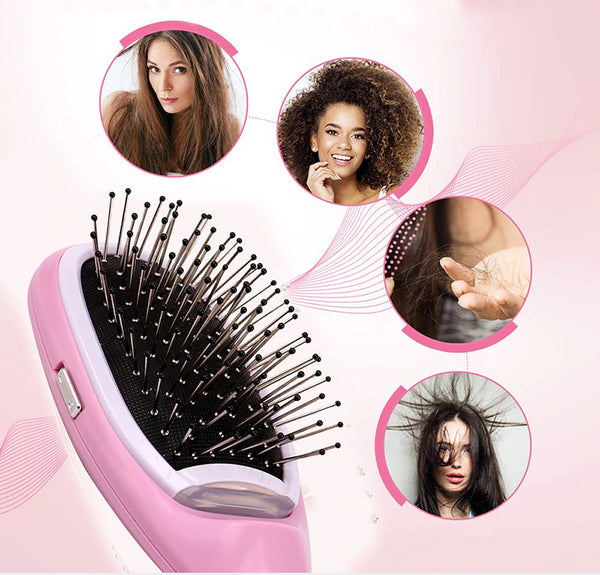 Electro-Ionic Hairbrush ™