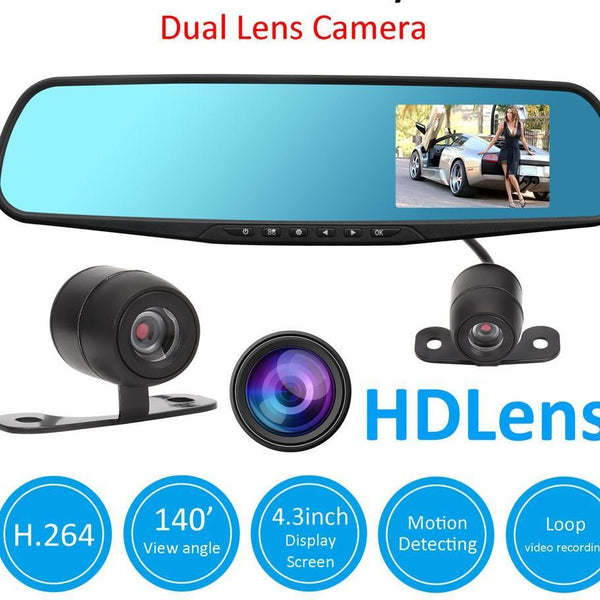 Rear View Mirror Dashcam / Back Cam
