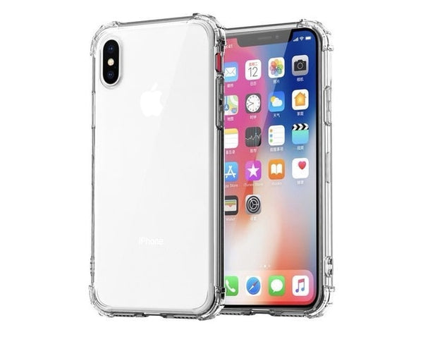 Trendy Transparent Shockproof iPhone Case