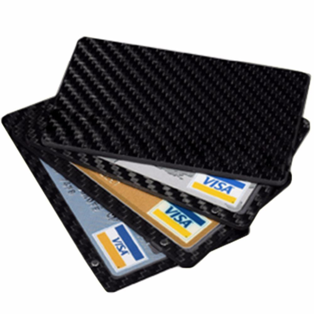 Carbon Fiber Magnetic Wallet - 4 Layer
