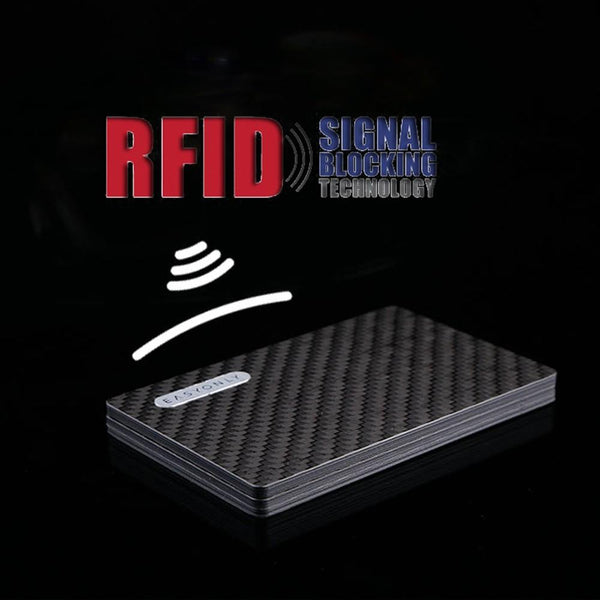 Carbon Fiber Magnetic Wallet - 4 Layer