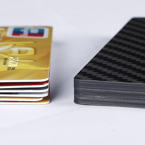 Carbon Fiber Magnetic Wallet - 4 Layer