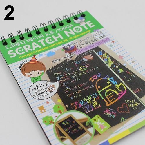 Scratch-Off Magic Rainbow Notebook