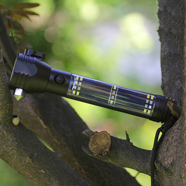 10 in 1 Multifunction Solar Powerful LED Flashlight