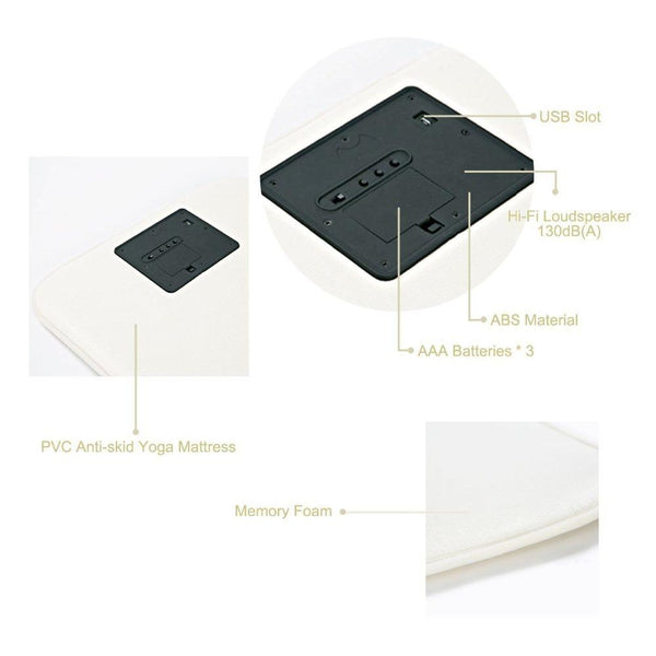 Alarm Clock with Pressure Sensors