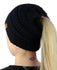 Ponytail Knit Beanie