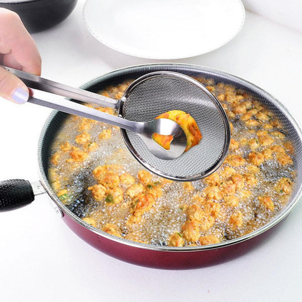 Multi-functional Oil-Frying Filter Spoon