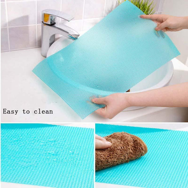 Antibacterial Food Grade Silicone Refrigerator Mats (4pcs)