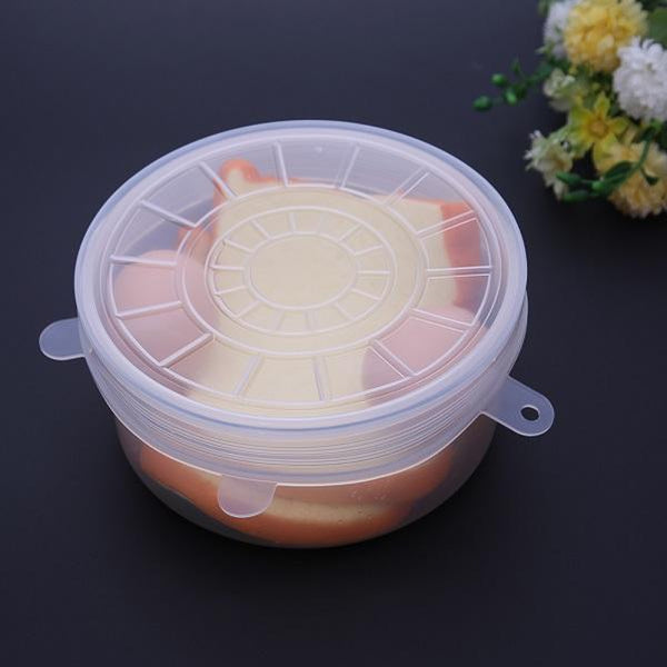 6 PCs Set Universal Reusable Stretch Lids