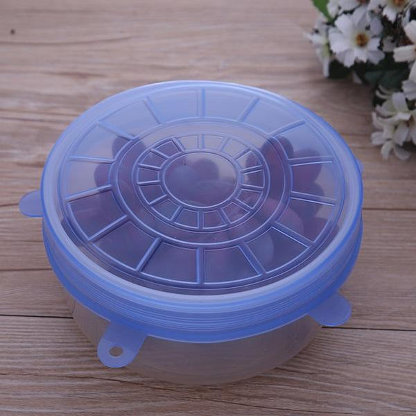 6 PCs Set Universal Reusable Stretch Lids
