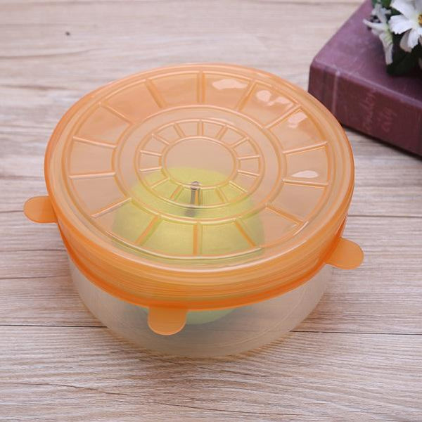 6 PCs Set Universal Reusable Stretch Lids
