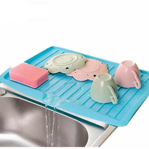 Kitchen dishes draining rack