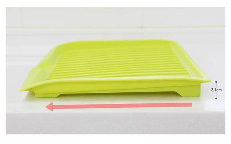 Kitchen dishes draining rack