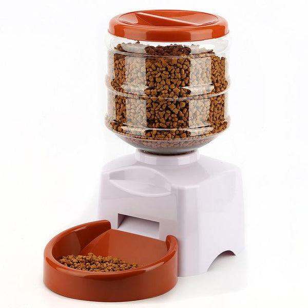 Automatic Pet Feeder With Voice Message Recording