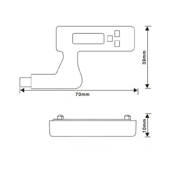 Headline  Set of 10 LED Hinge Lights