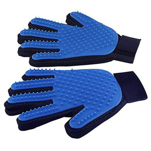 Pet Grooming De-shedding Brush Glove