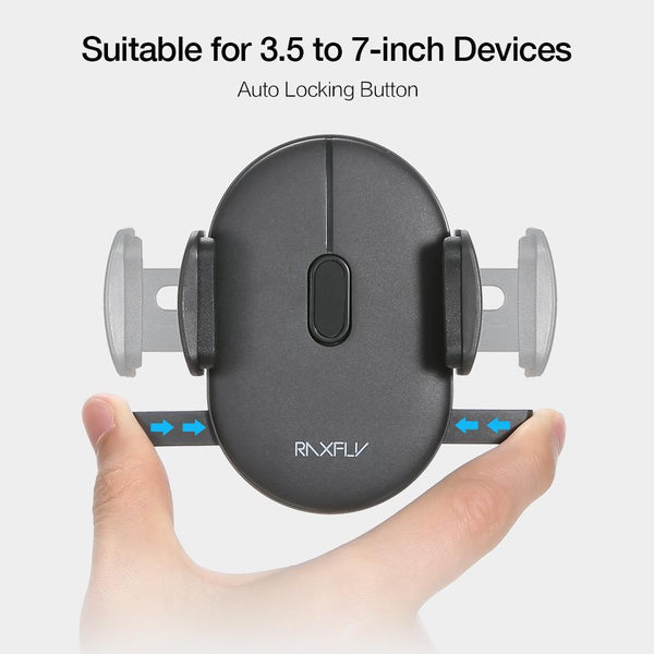 Automatically Locking Windshield Phone Holder
