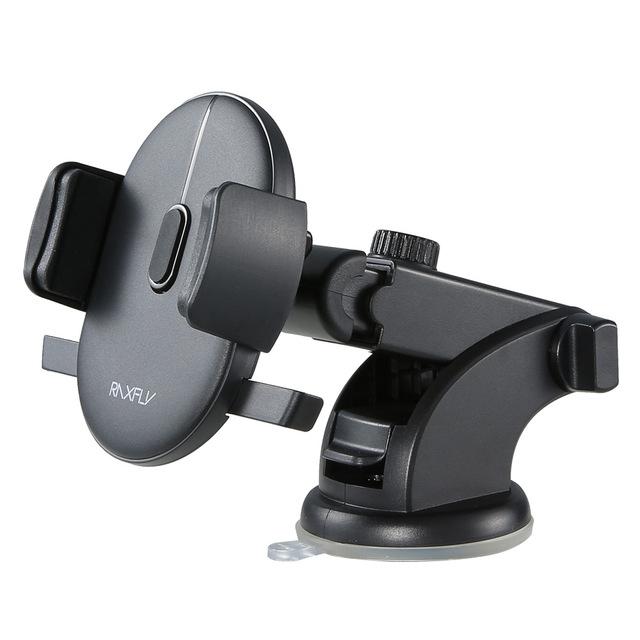 Automatically Locking Windshield Phone Holder