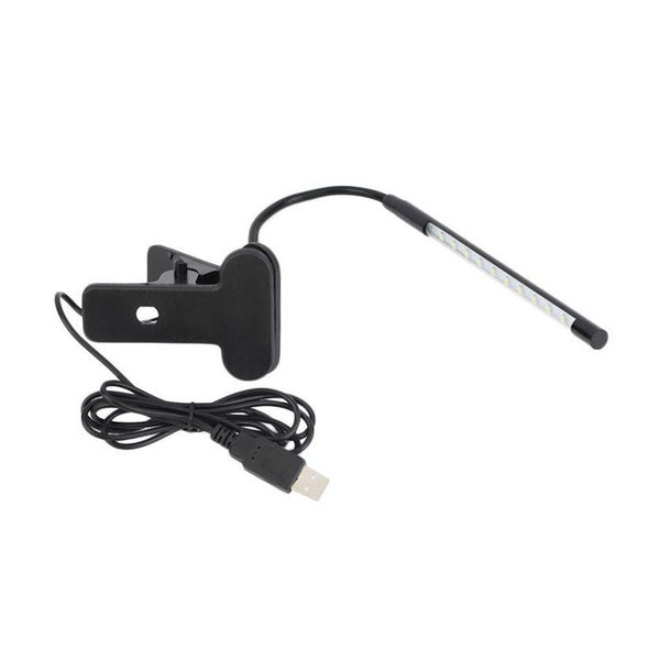 Clip-on 10 LED USB Light Flexible Desk Table Lamp