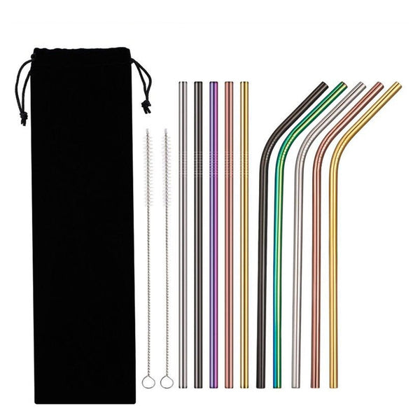 Stainless Steel Straw Set