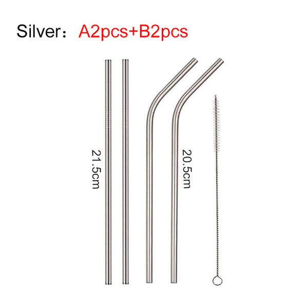 Stainless Steel Straw Set
