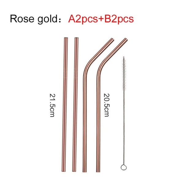 Stainless Steel Straw Set