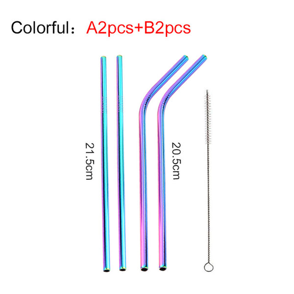 Stainless Steel Straw Set