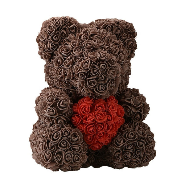 Big Red Teddy Bear Rose Flower