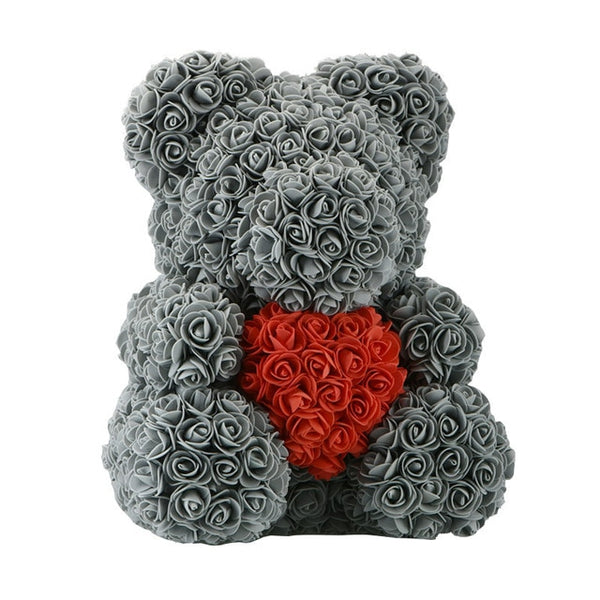 Big Red Teddy Bear Rose Flower