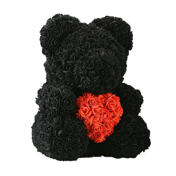Big Red Teddy Bear Rose Flower