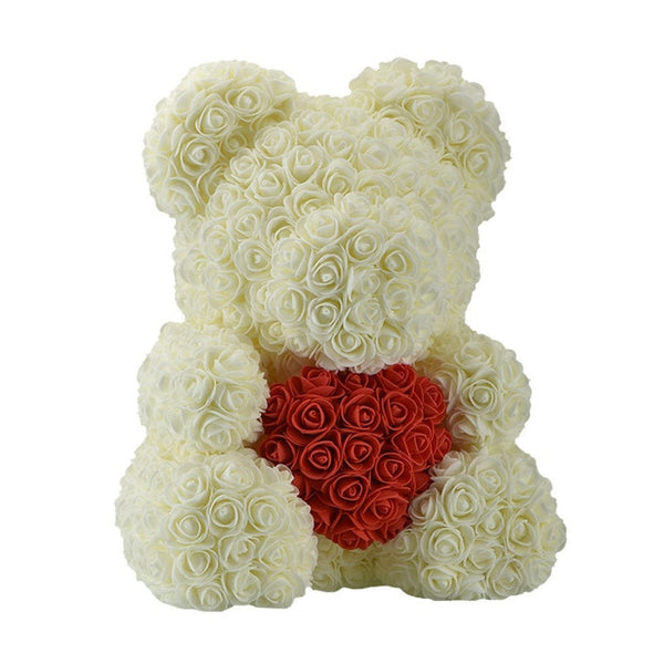 Big Red Teddy Bear Rose Flower
