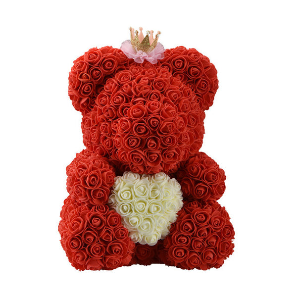 Big Red Teddy Bear Rose Flower