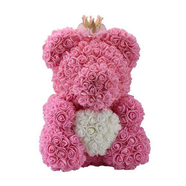 Big Red Teddy Bear Rose Flower