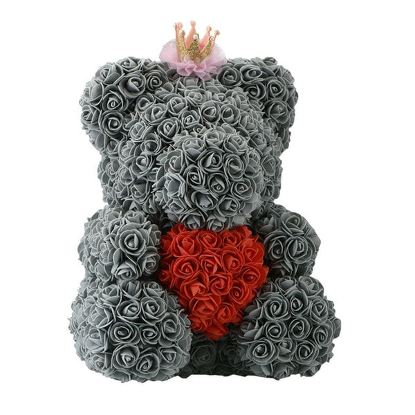 Big Red Teddy Bear Rose Flower