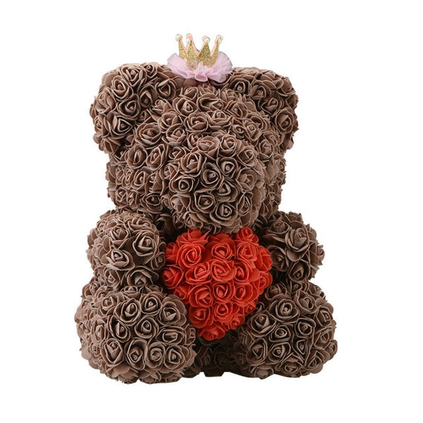 Big Red Teddy Bear Rose Flower
