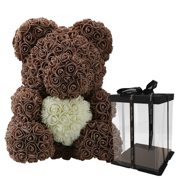 Big Red Teddy Bear Rose Flower