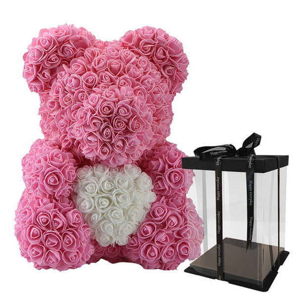 Big Red Teddy Bear Rose Flower