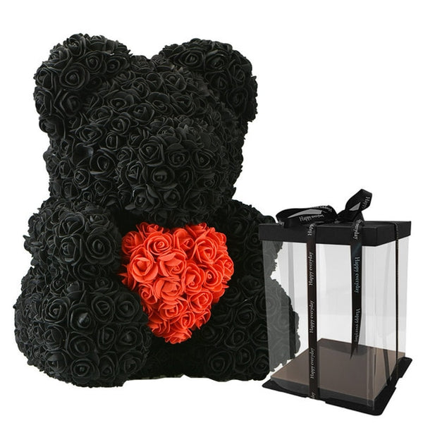 Big Red Teddy Bear Rose Flower