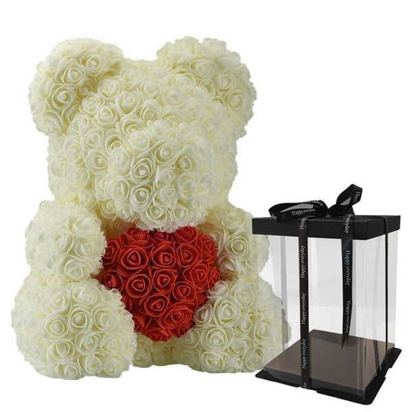 Big Red Teddy Bear Rose Flower