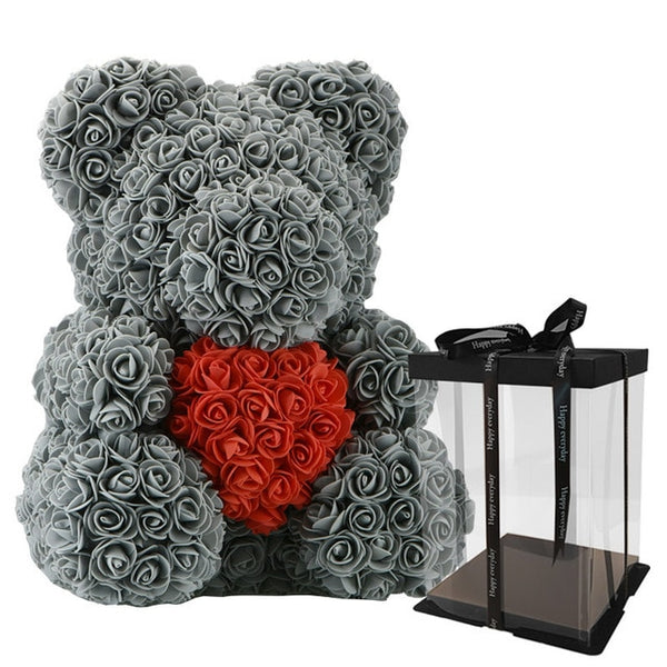 Big Red Teddy Bear Rose Flower
