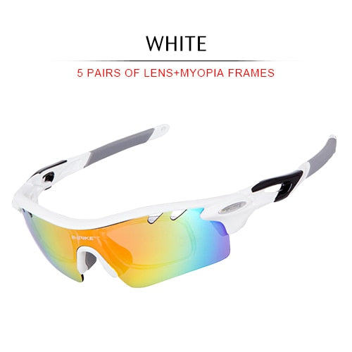 INBIKE Unisex Polarized Sunglasses Five Pairs Set