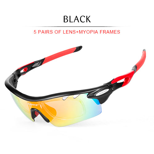 INBIKE Unisex Polarized Sunglasses Five Pairs Set