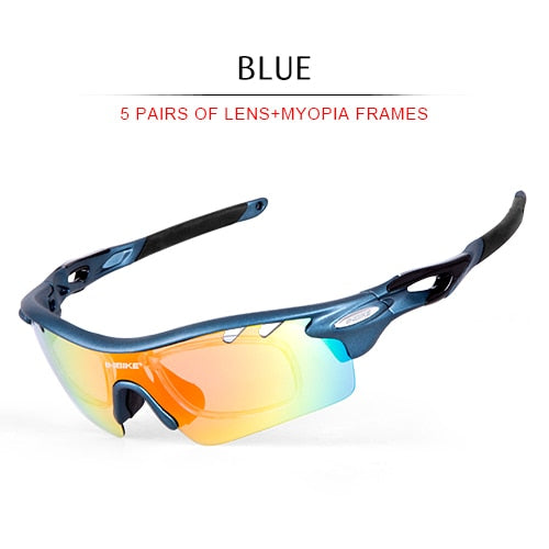 INBIKE Unisex Polarized Sunglasses Five Pairs Set