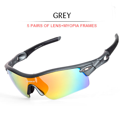 INBIKE Unisex Polarized Sunglasses Five Pairs Set