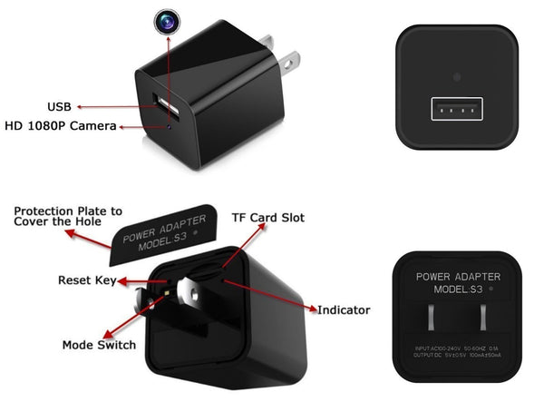 Mini USB 1080P Spy Camera