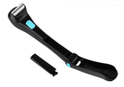 Electric Back Hair Shaver Do-it-yourself Cordless and Folding Battery-operated Back Hair Removal