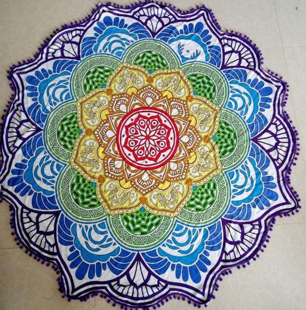 Boho Lotus Tapestry