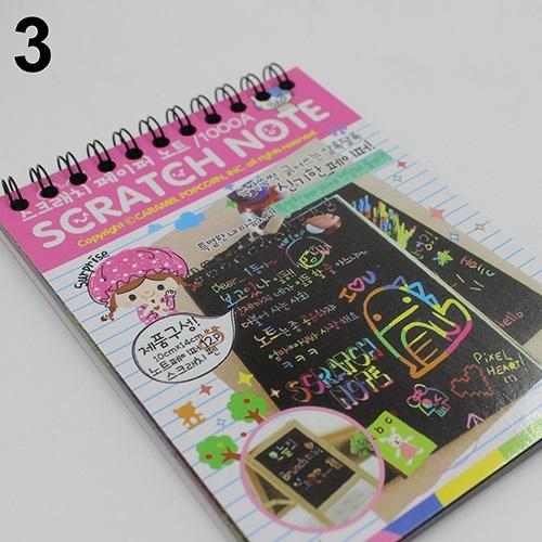 Scratch-Off Magic Rainbow Notebook