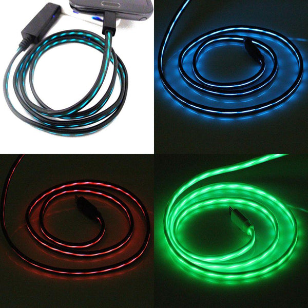 Charger Cable Glowing Flow
